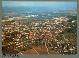 AK col Pratteln BL Flugbild ≈ 1980