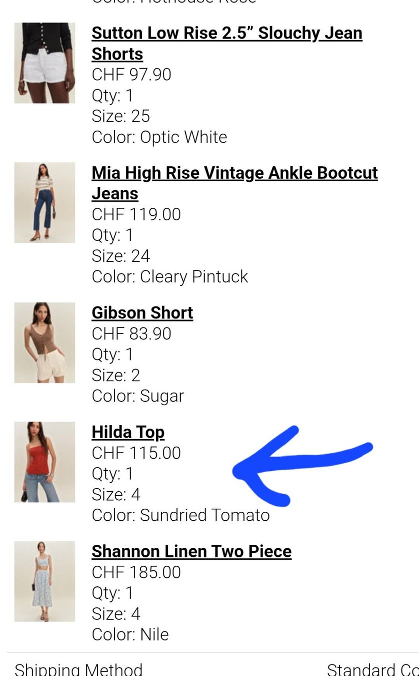 Reformation Tops: Dark red top Reformation – Neu und originalverpackt aus Zürich von mil_x6rf 3
