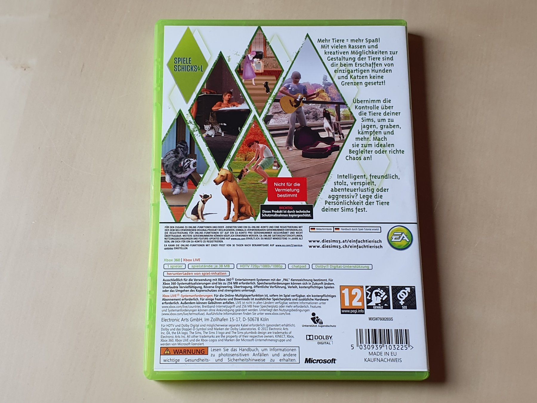 Microsoft Giochi: Die Sims 3 einfach tierisch – Usato da Stansstad venduto da collectorsshop 1