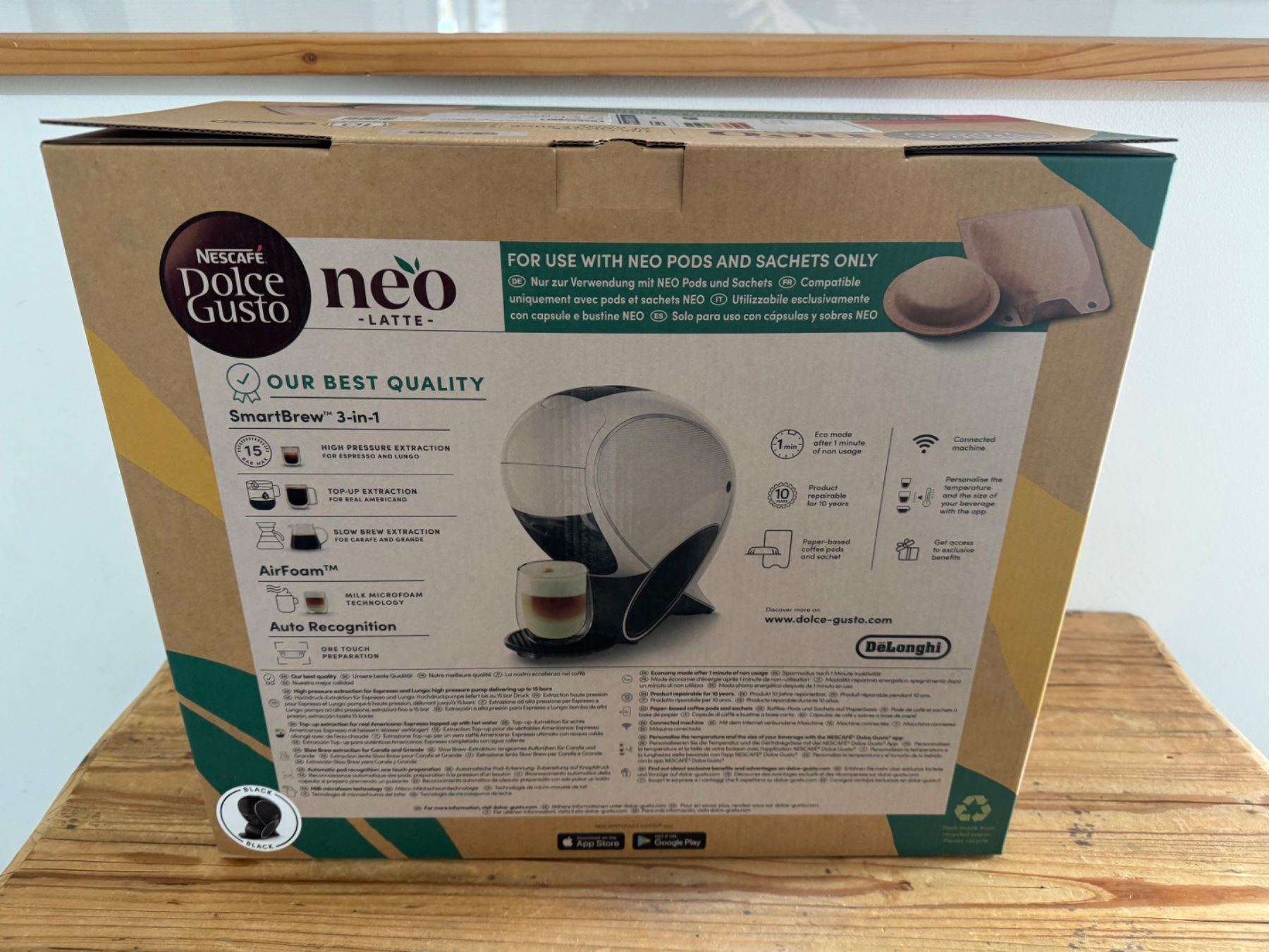 Nescafé Macchine per caffè & Macchine per espresso: Nescafé Dolce Gusto Neo Latte, FABRIKNEU – Nuovo e nell'imballaggio originale da Meiringen venduto da tonicandgin 4