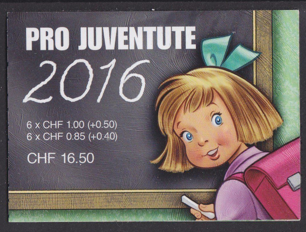 Tutti i francobolli: 2016  Pro Juventute Markenheft  ** Postfrisch ** – Nuovo (secondo la descrizione) da Adliswil venduto da Aenti