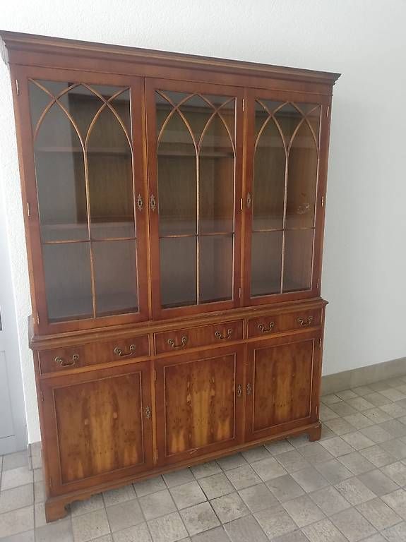 Credenze: Armoire bibliothèque vaisselier acajou – Usato da Botyre (Ayent) venduto da mos_z9sz 1