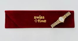 OMEGA LADYMATIC 20 mm PLAQUÉE OR, très bon état, fonctionne