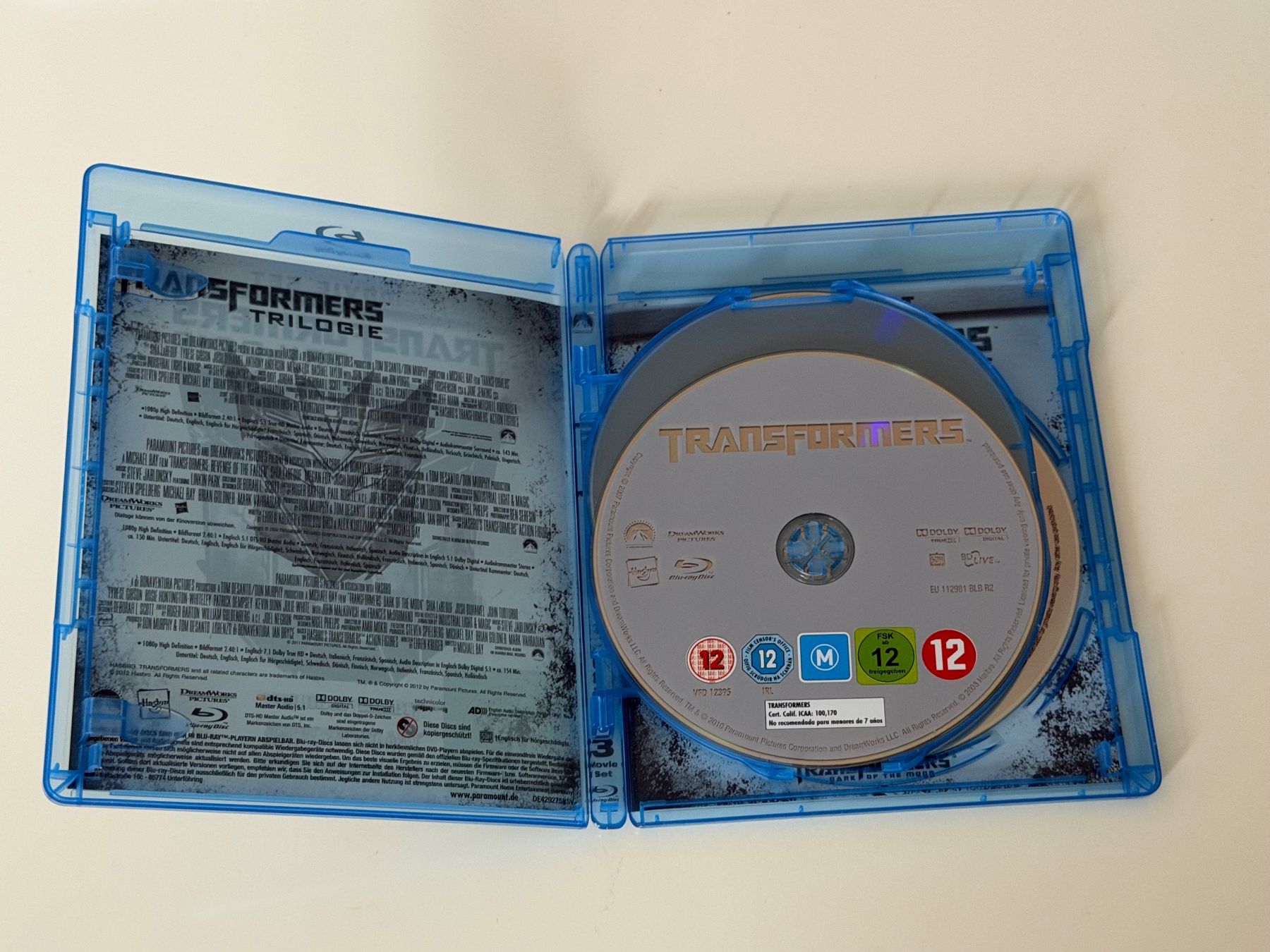 Tutti i DVDs: Transformers Trilogie - Blu-ray Filme - Top Zustand! – Nuovo (secondo la descrizione) da Altstätten SG venduto da sheamus 3