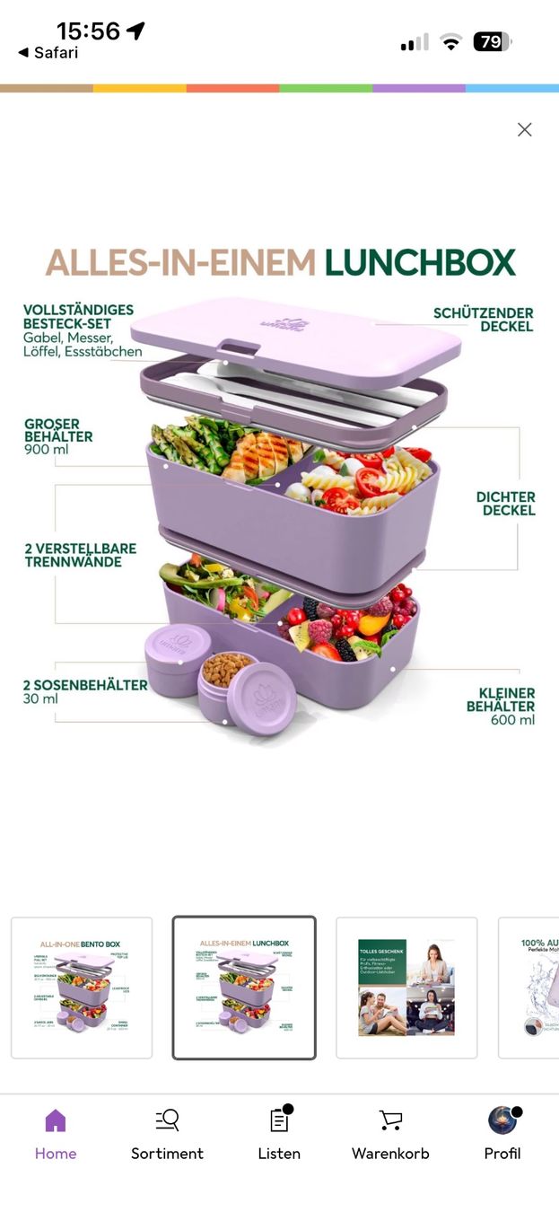 Recipients et similaires: Bento Lunchbox – Neuf avec emballage d'origine à Thun par Luckystar3 2