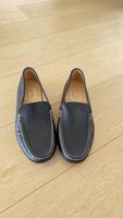 Herren Mokassins Tr iver Leder Grösse 42.5 schwarz