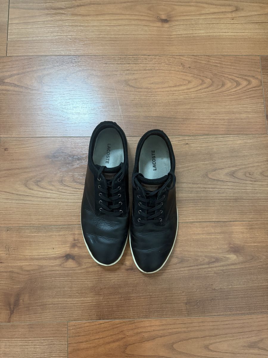 Herrenschuhe: Lacoste Gilford Leder Sneaker Schwarz EU42 – Gebraucht aus Dänikon ZH von RAFIMIKI 1