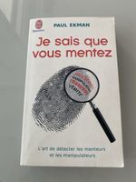 Livre Je sais que vous mentez Paul Ekman