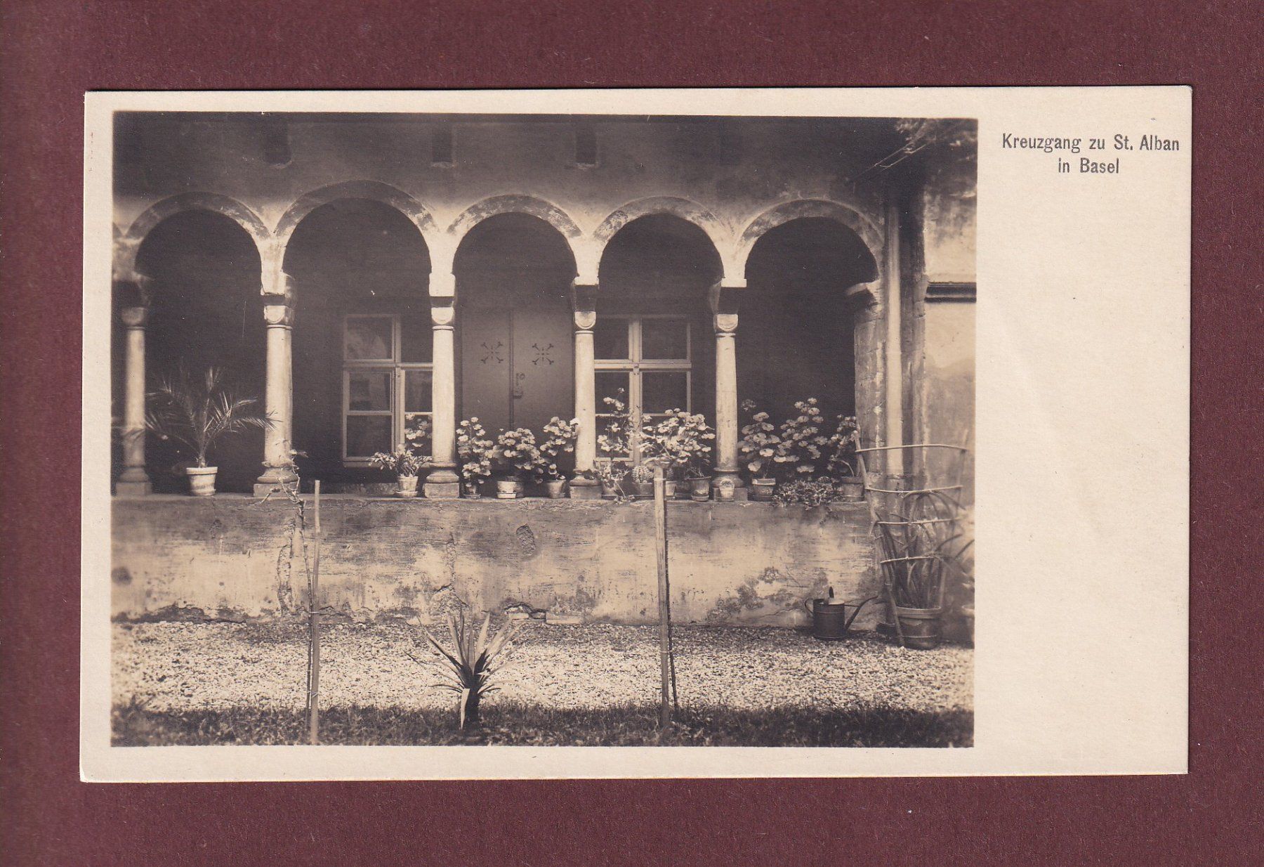 Cartoline postali: BASEL - St. Alban - Kreuzgang – Usato da Pully venduto da nicecards