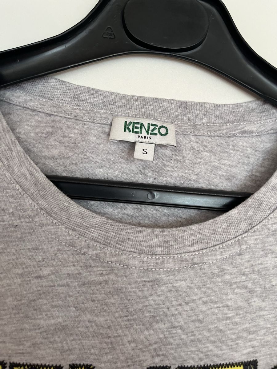 Kenzo T-shirt: Kenzo Paris T-Shirt, Graumeliert, Grösse S – Usato da Wädenswil venduto da Iana32 1