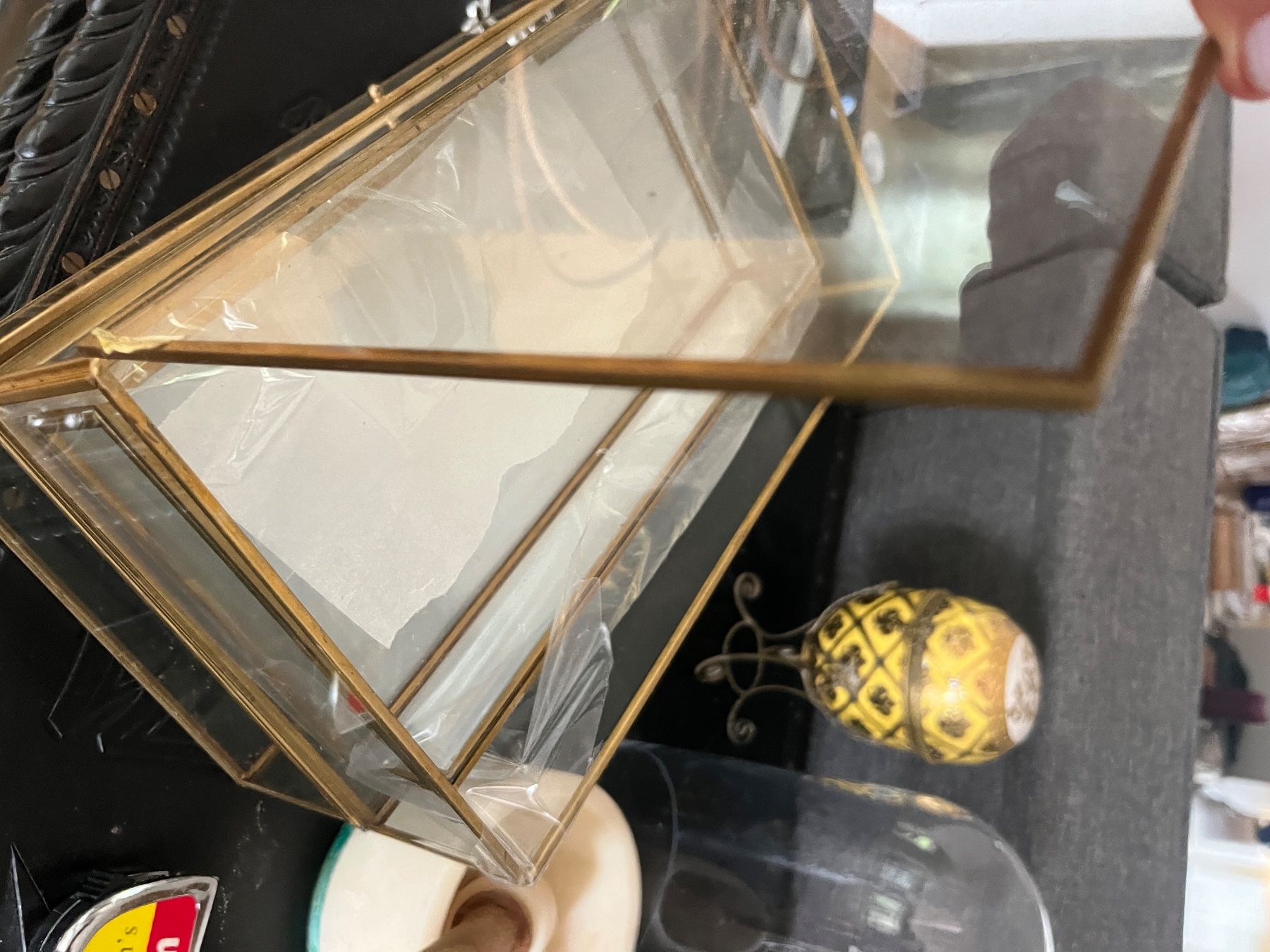 Behälter & Ähnliches: Messing Glass Box- Hübsch – Neu (gemäss Beschreibung) aus Arbon von v.m.h 3