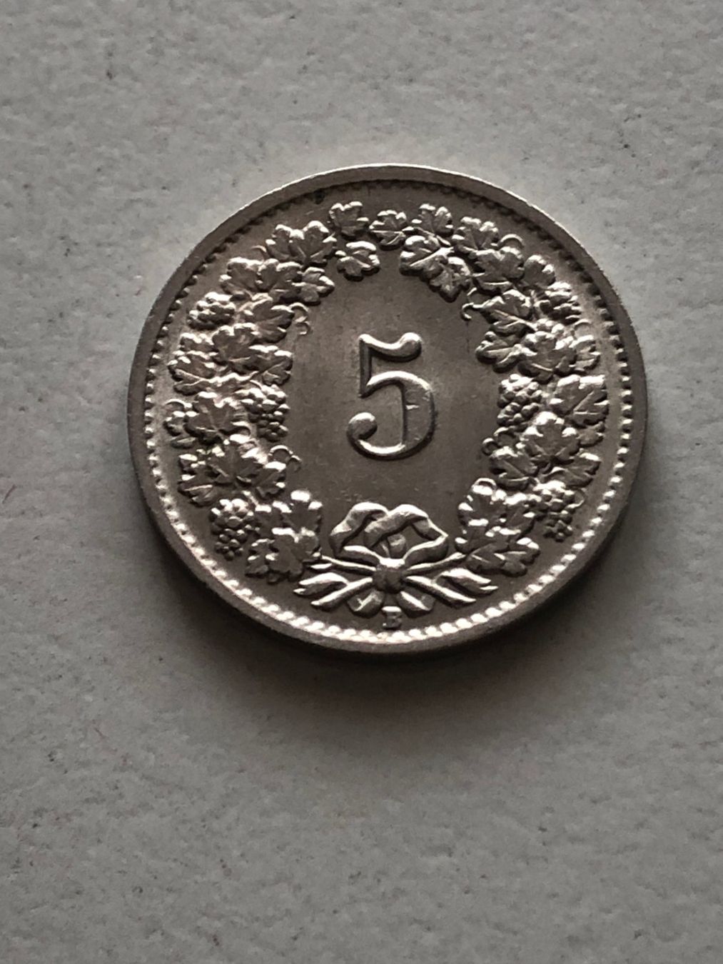 Toutes les monnaies: 5 Rp. 1955 fast unz. – D'occasion à Schötz par Odpa 1