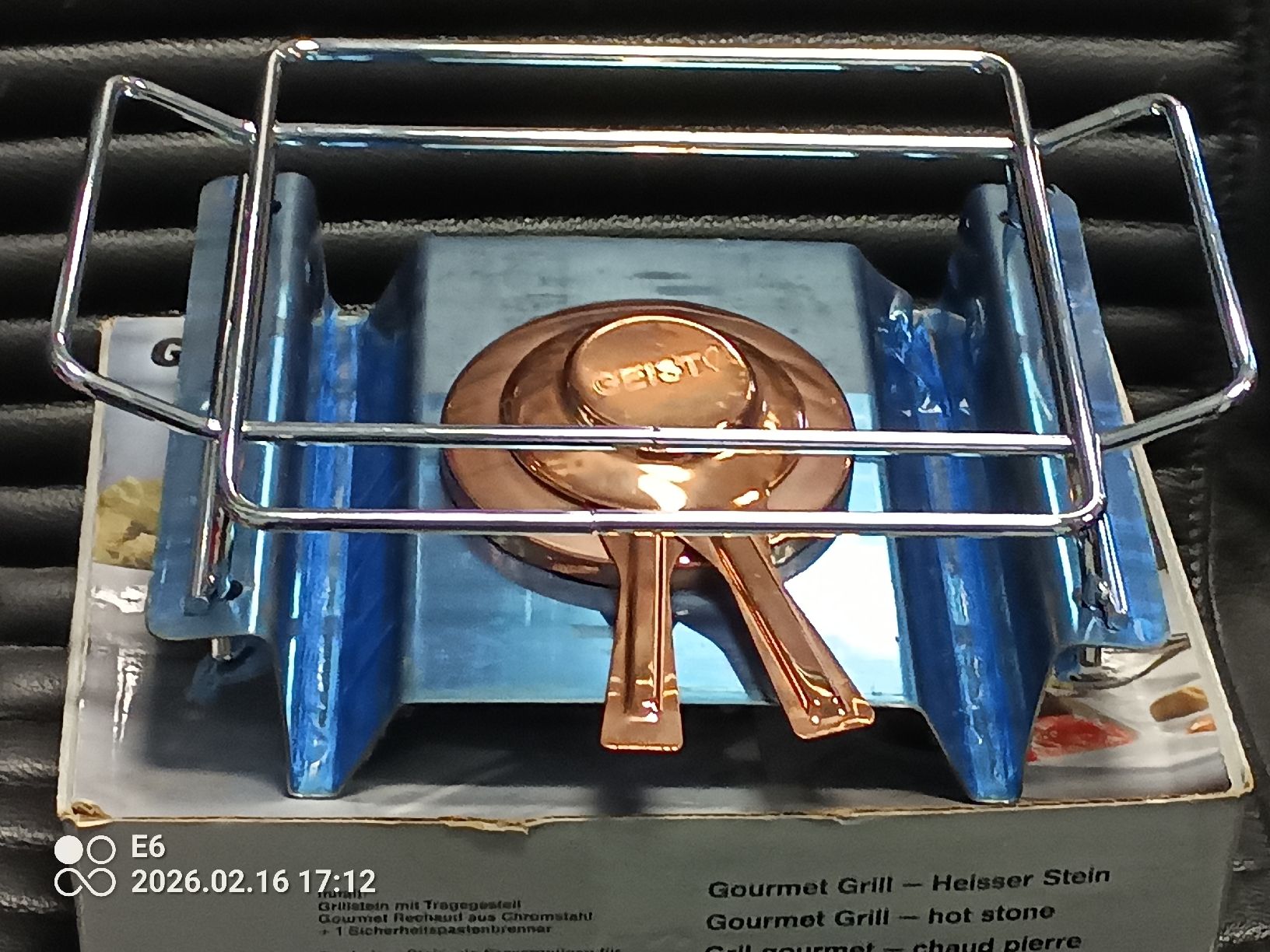 Griglie: Gourmet Grill Heisser Stein – Nuovo e nell'imballaggio originale da Zürich venduto da Mitzi6 3