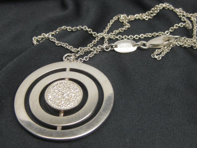 Esprit Ciondoli: Silber Kette Collier 925 Anhänger drehbare Ringe Esprit – Usato da Ermatingen venduto da Decovin