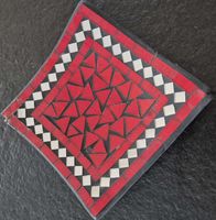 Handgemachtes Mosaikteller, leichter Defekt