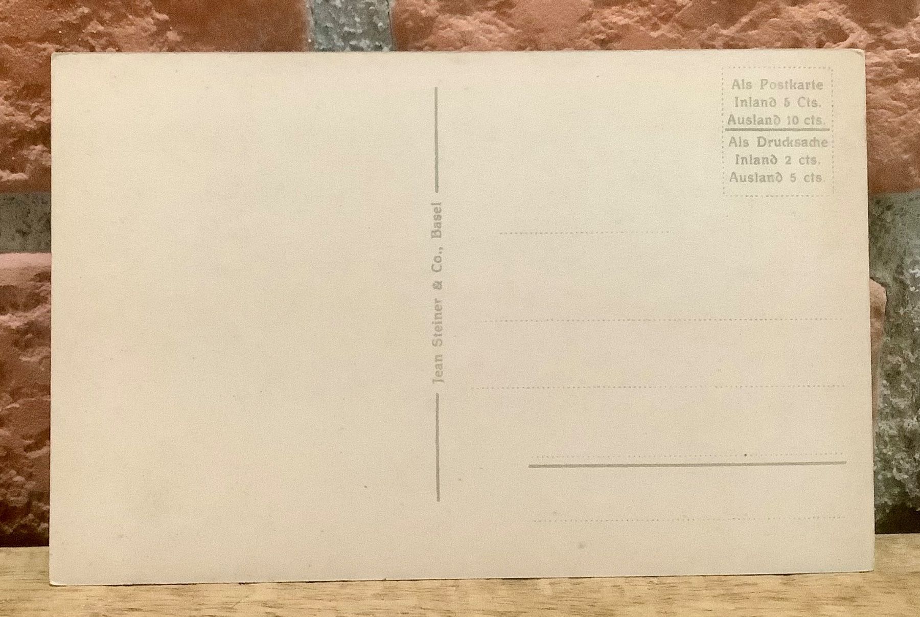 Cartoline postali: FISCHMARKT BRUNNEN Basel – Usato da Root venduto da ENGLAND-TREASURES 2