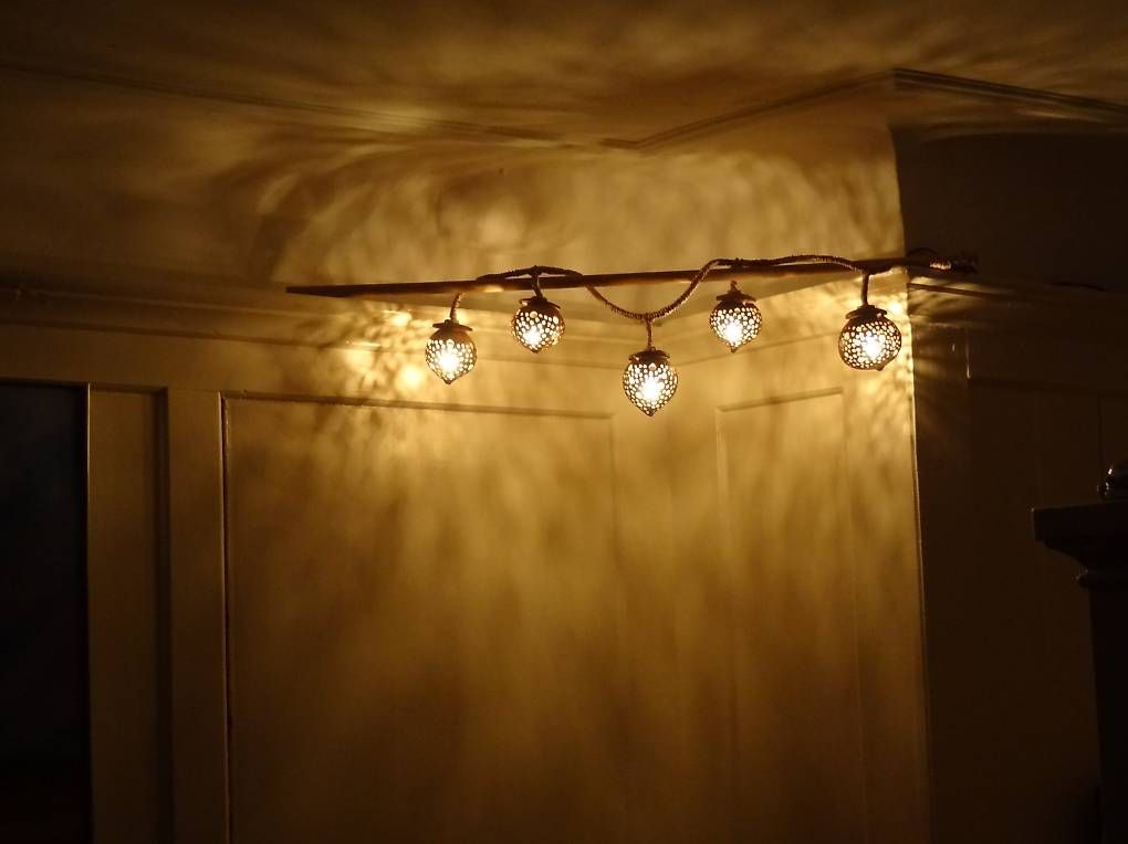 Lampen: Deko-Lampe mit 5 Kokosnüssen – Neu (gemäss Beschreibung) aus Schmitten (Albula) von kep_787z