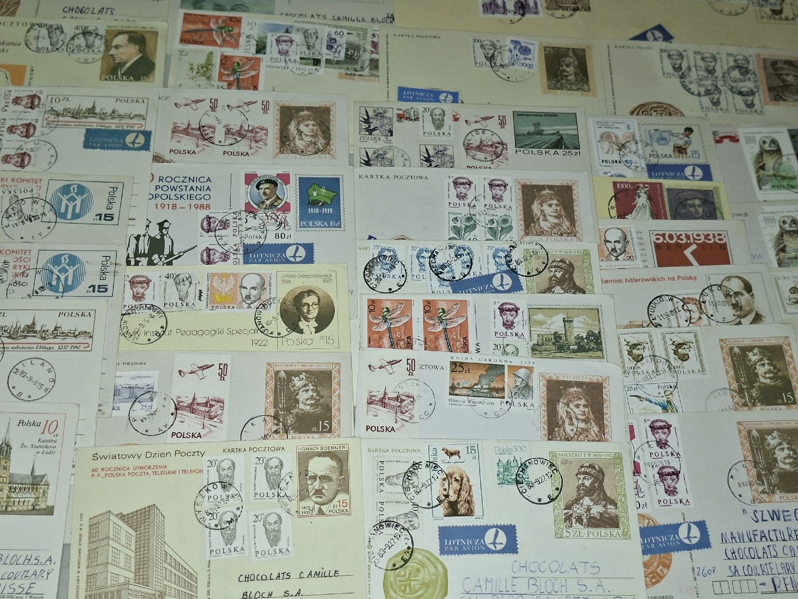 Alle Briefmarken: Lot Polen Briefe / Karten ca 90Stk. – Gebraucht aus Balgach von SIMEON27 7