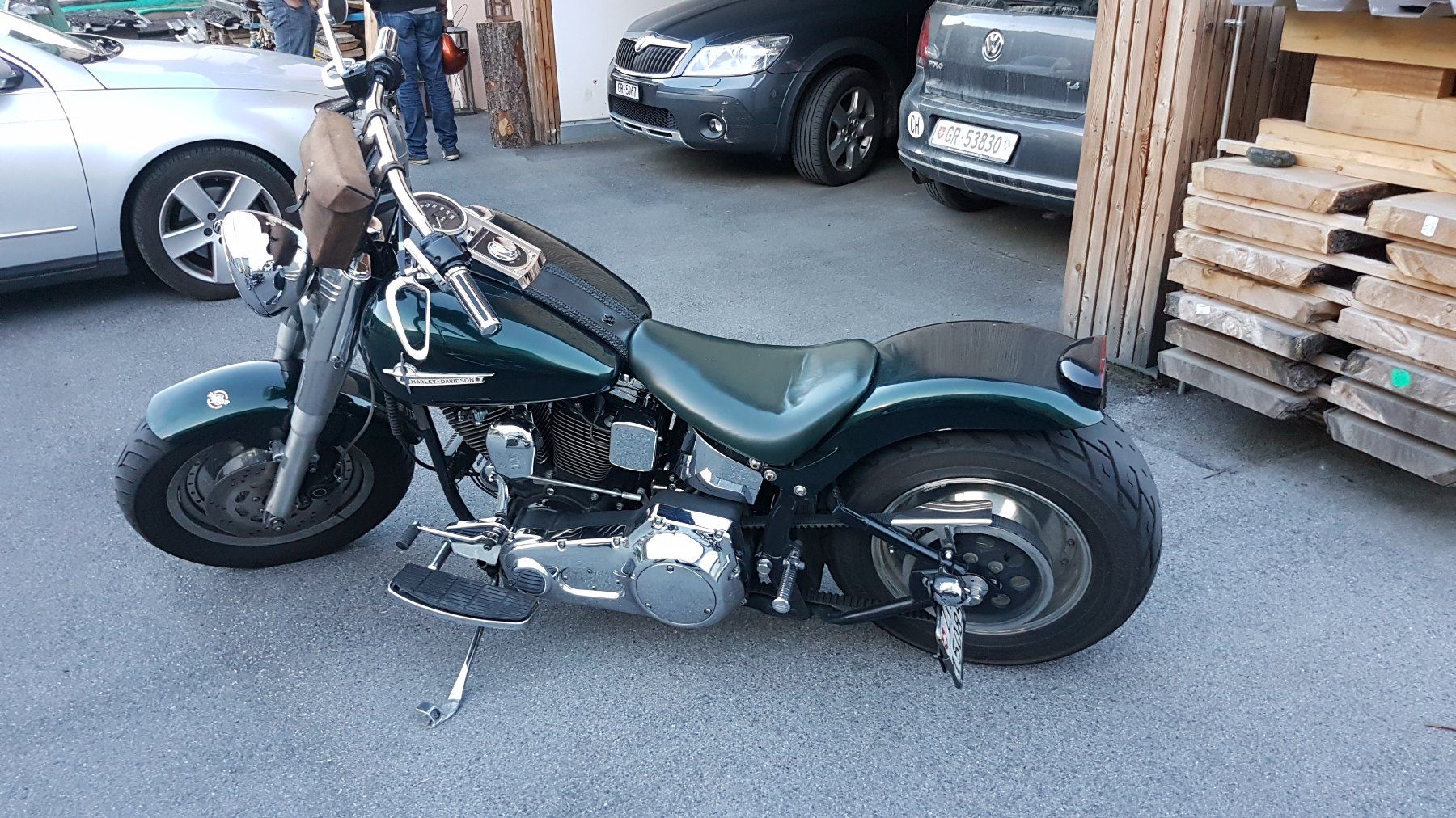 Harley-Davidson Chopper: Harley Davidson Fat Boy Custombike – Gebraucht aus Hüntwangen von PapaBob 2