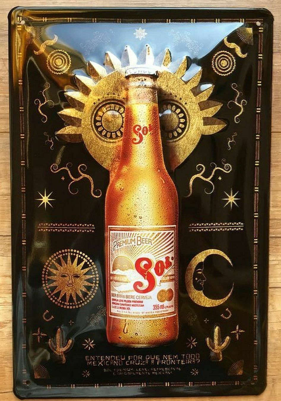 Schilder: Blechschild 3D-SOL CERVEZA MEXICANA BIER – Neu und originalverpackt aus Rupperswil von big-one-sale