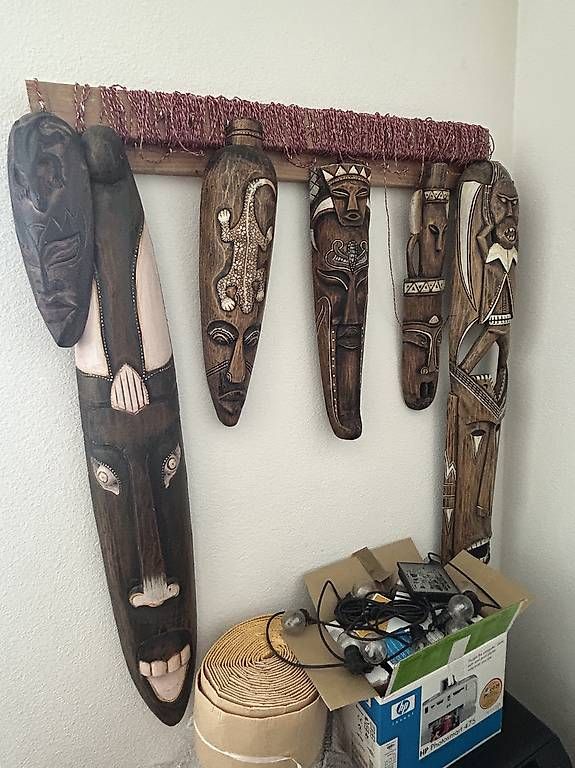 Skulpturen & Statuen: Afrikanische wand Skulpturen  – Gebraucht aus Oberweningen von gta_kl5b 3
