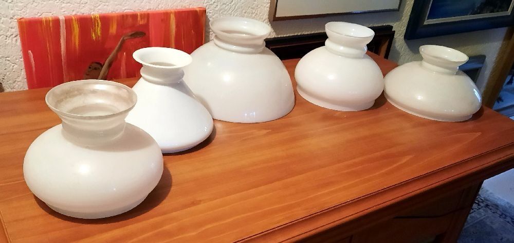 Paralumi: LOT 5 Petrollampenschirme – Usato da Eschenbach venduto da Alicekunst 1