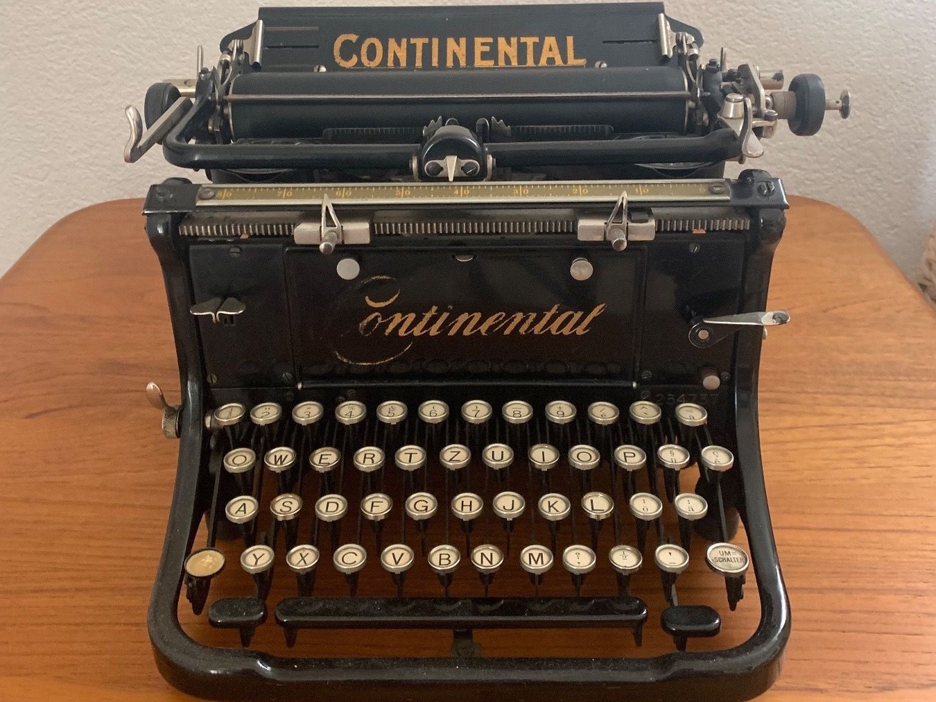 Continental Macchine da scrivere: Schreibmaschine Continental – Usato da Wallisellen venduto da Swissline11