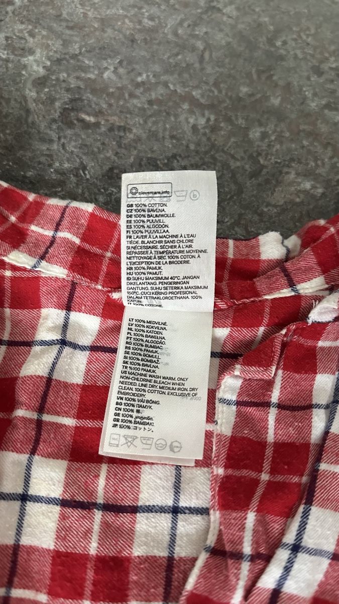 H&M Camicie: H&M Hemdbluse kariert Baumwolle  – Usato da uerikon venduto da SITRRY4 2