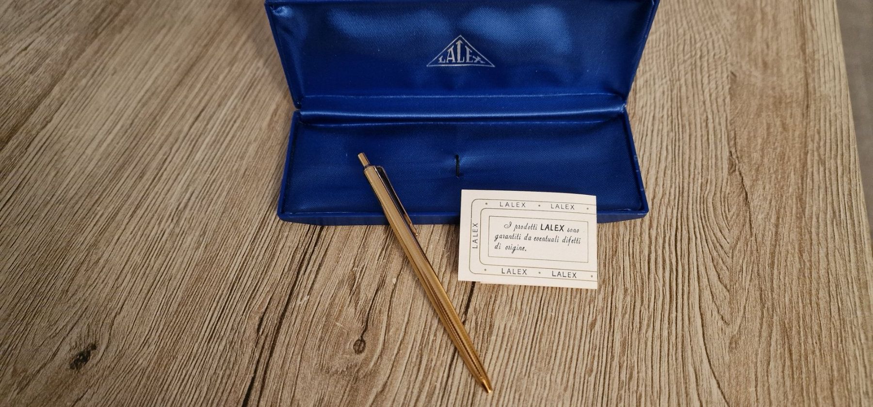 Stifte & Marker: Stylo à bille "LALEX" Plaqué or – Gebraucht aus Genève von Petit-Ange 7