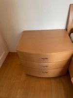 Nachttisch Kommode mit 3 Schubladen Holzoptik