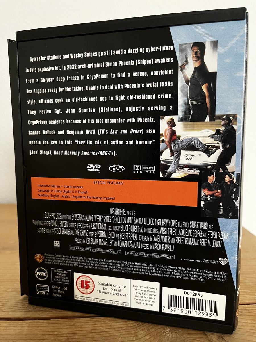 Tutti i DVDs: Demolition Man DVD – Usato da Bassersdorf venduto da McRob00 2