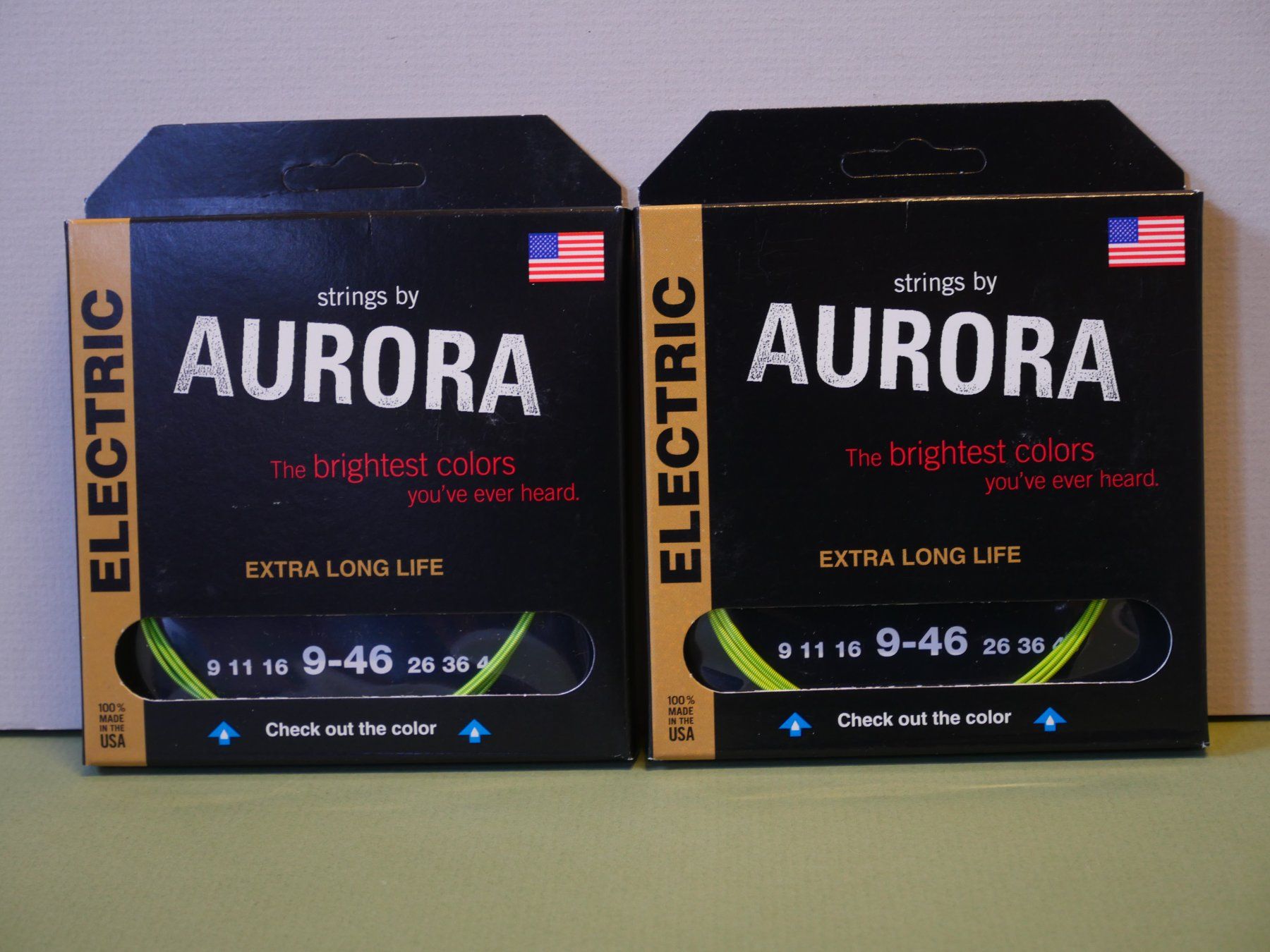 Strumenti musicali: Aurora Strings - 9 46 - Doppelpack - Nitro Lime – Nuovo e nell'imballaggio originale da Grimisuat venduto da Valmonmusic