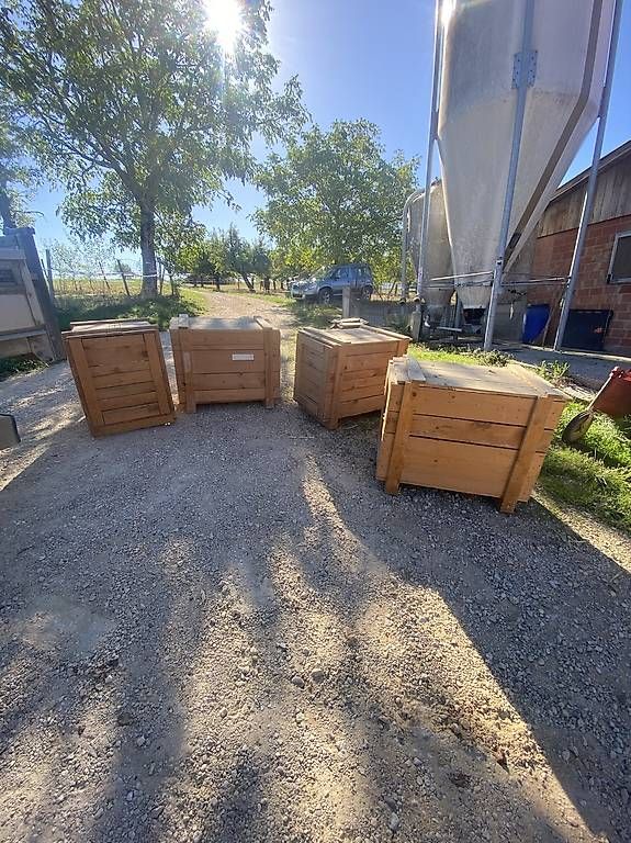 Casse di trasporto: 4x Holzkisten mit Deckel  – Usato da Herznach venduto da GlowTec_GmbH2010 1