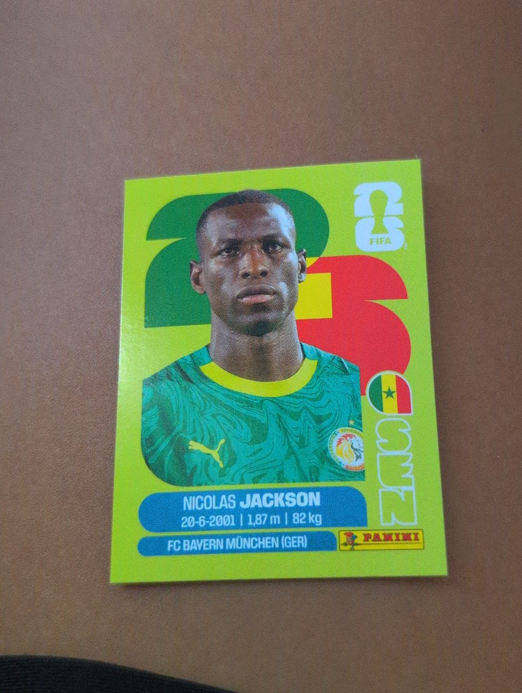 Panini Sammelbilder & Trading cards: Nicolas Jackson SEN 19 – Neu und originalverpackt aus Lausanne von KarolyneBaiao