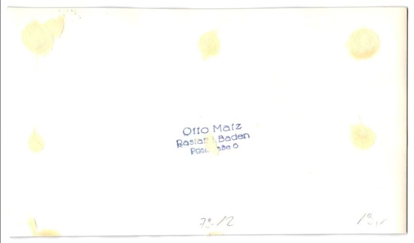 Fotografie & Manifesti: Fotografie Otto Matz, Rastatt, Werbe-Bus – Usato da Berlin venduto da bartko-reher 1