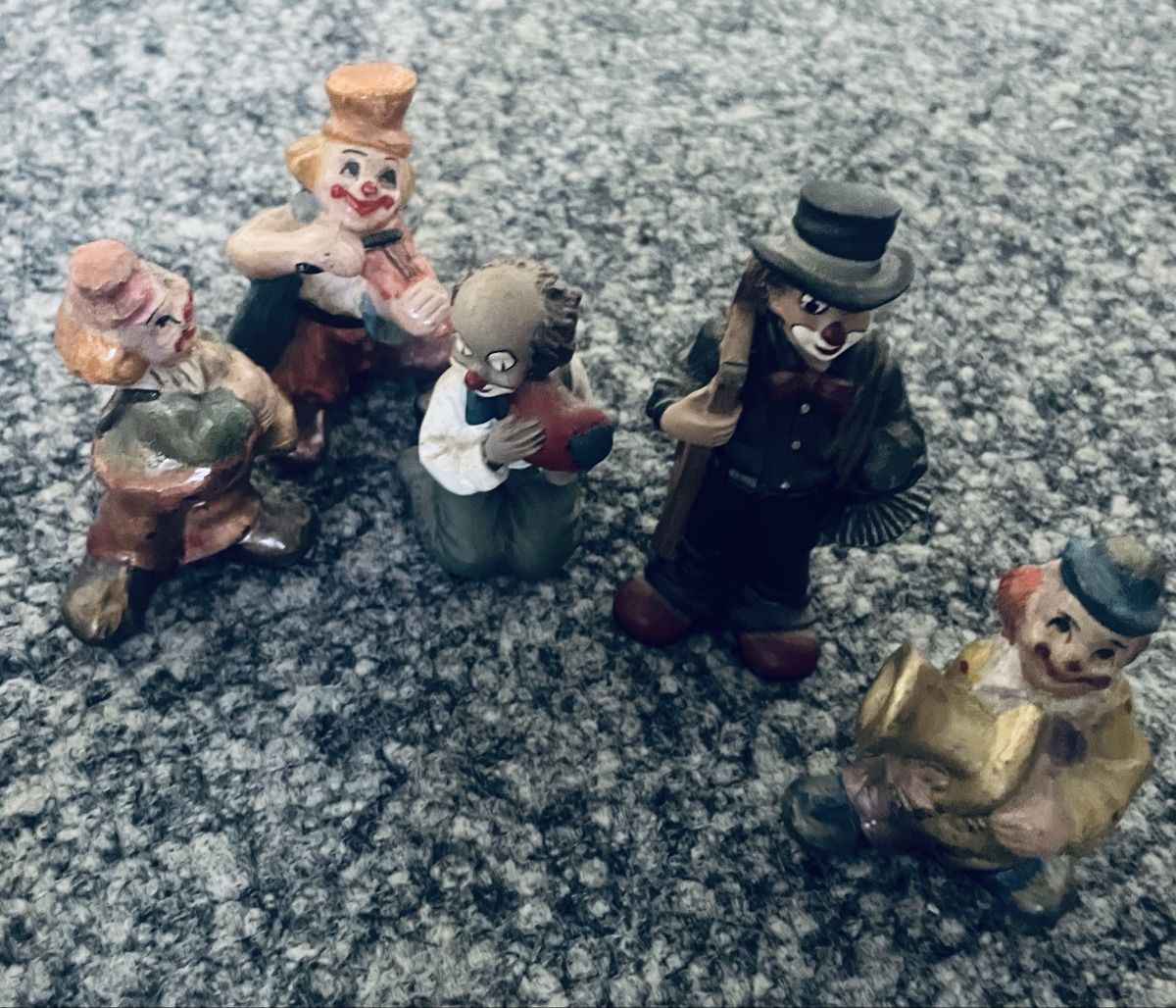 Figuren: Set 5 Clowns Sammelfiguren klein  – Neu (gemäss Beschreibung) aus Au ZH von Jaggy4