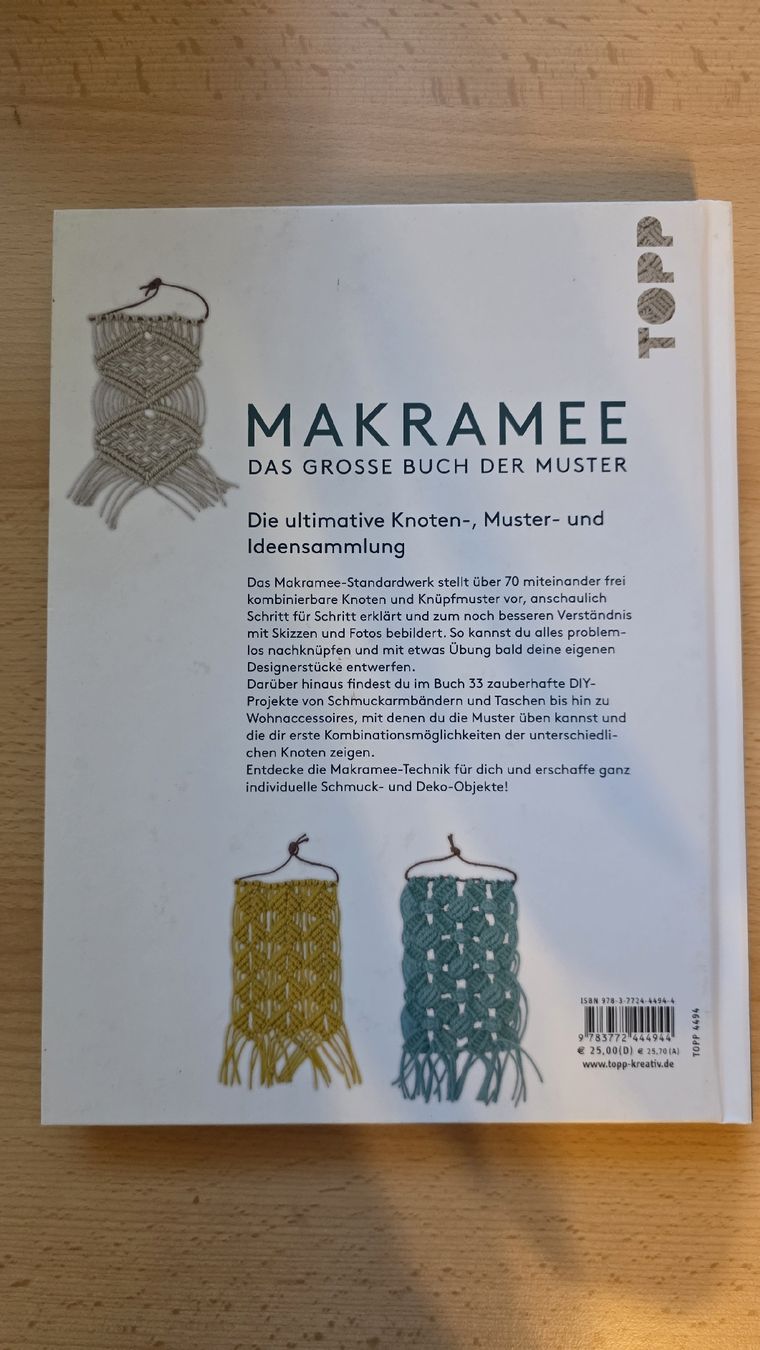 Bücher: Makramee das grosse Buch der Muster Topp Verlag – Neu (gemäss Beschreibung) aus La Ferrière von TamOpp 1