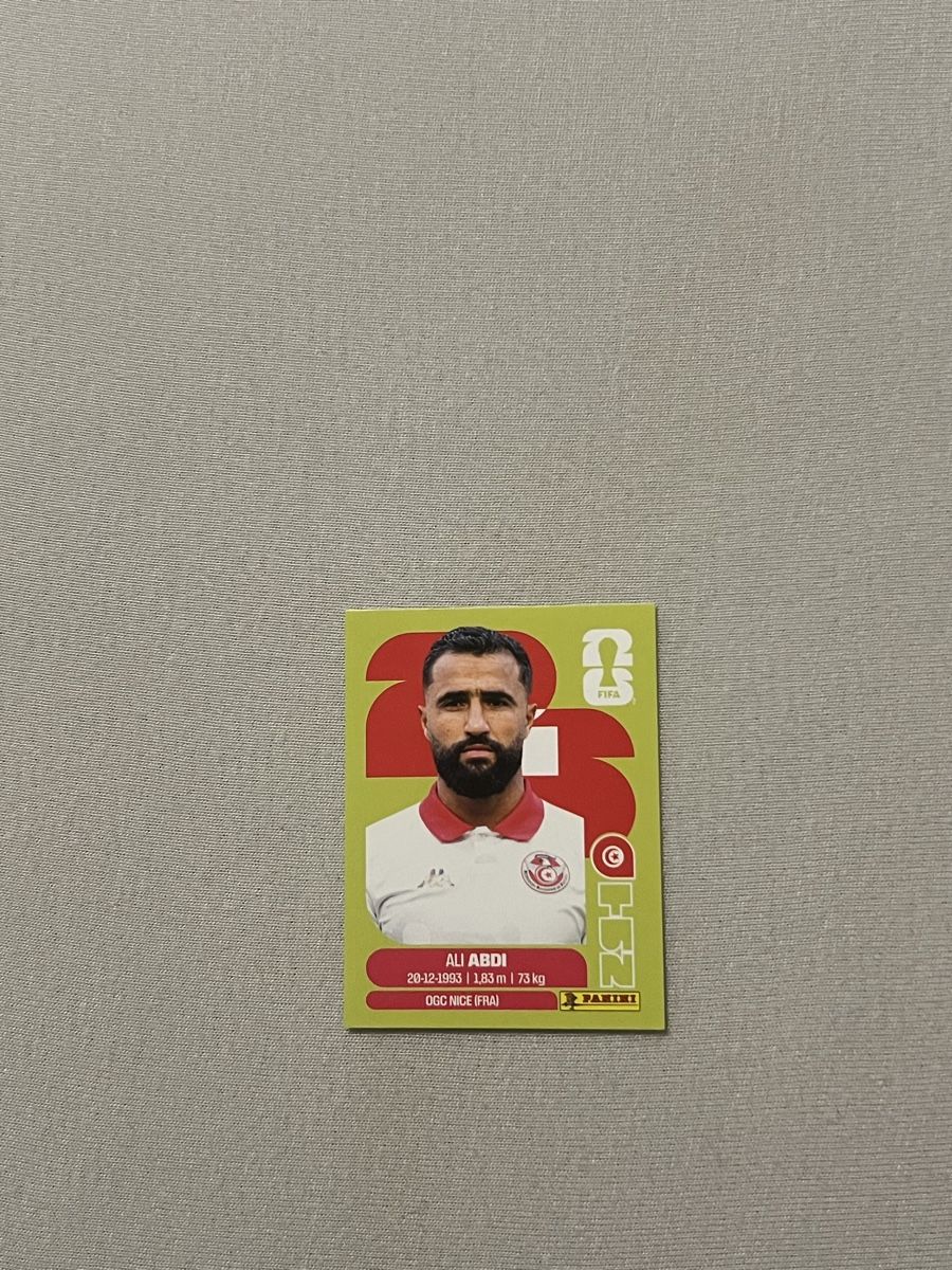 Panini Carte collezionabili: Panini WM 2026 Ali Abdi (TUN 7) – Nuovo (secondo la descrizione) da Basel venduto da niki7v