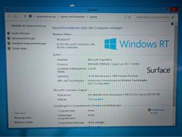2 Microsoft Surface RT Tablets 32GB mit Tastatur und Netztei