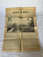 Journal Tir fédéral 1887 Schützenfest Genf 1887 Tiro federal