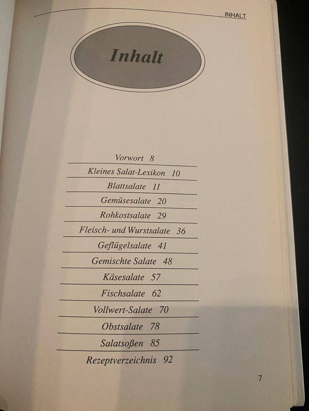 Bücher: Salat-Kochbuch – Gebraucht aus Zürich von drummergirl98 1