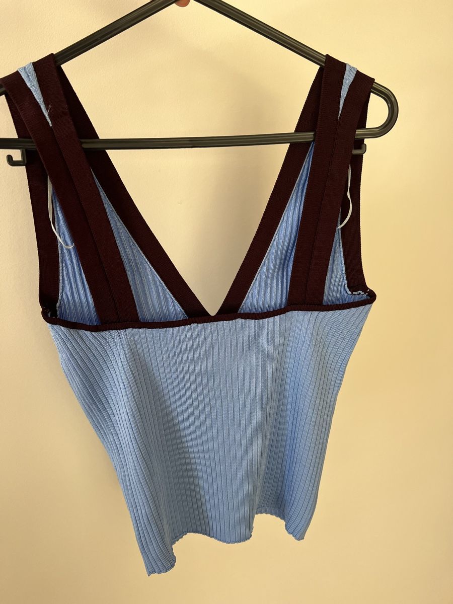 Top: Blue Summer Knitted Top, size S – Nuovo (secondo la descrizione) da Corsier GE venduto da Karol_save_planet 1