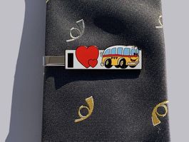 Postauto PTT Maskottchen I love Postauto Krawattennadel