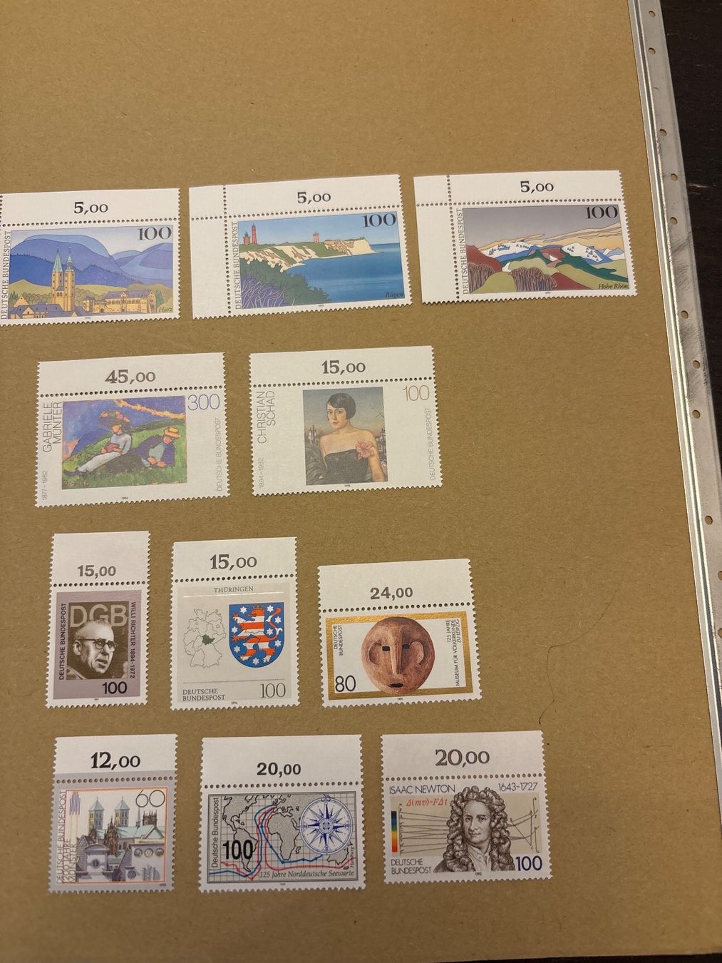Tutti i francobolli: Sammlung Deutsche Briefmarken 80er/90er Jahre – Nuovo e nell'imballaggio originale da Zürich venduto da engebrunau