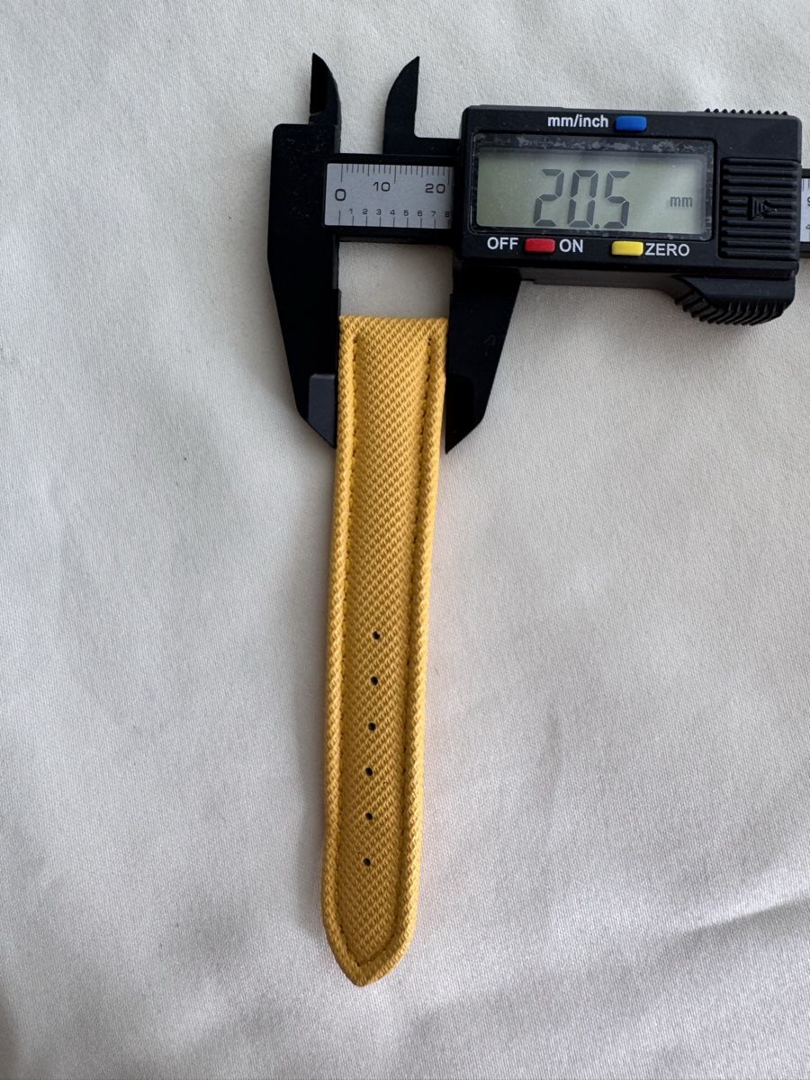 Bracciali & Braccialetti: 5x Yellow Fabric Watch Straps - 20mm Lug Width – Nuovo (secondo la descrizione) da Zürich venduto da 613_g8jy 4