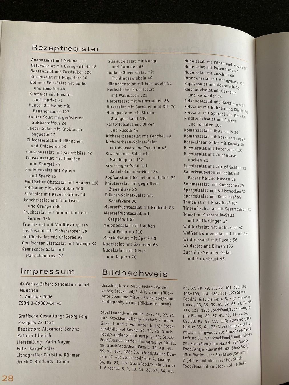 Bücher: Zabert Sandmann - Salate – Gebraucht aus Meisterschwanden von Lapins2019 9