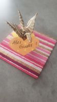 Mini Origami Glücks-Kranich mit Text (individualisierbar)