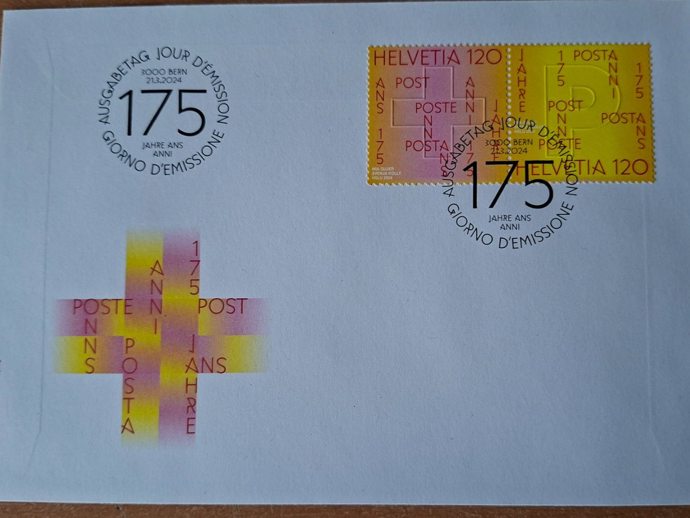 Tutti i francobolli: M2002 - FDC 175 ans La Poste   2024 – Usato da Trélex venduto da Phil_Albert