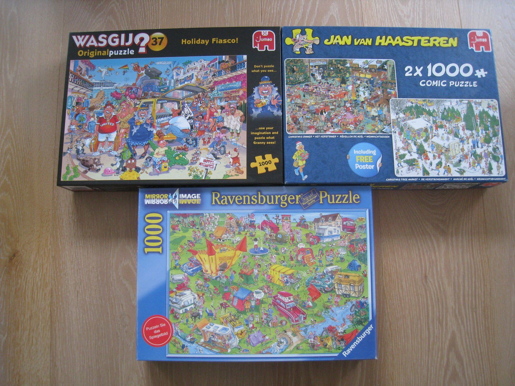 Puzzle: 4 spannende Puzzles - 1000 Teile – Usato da Freienstein venduto da Jessy024