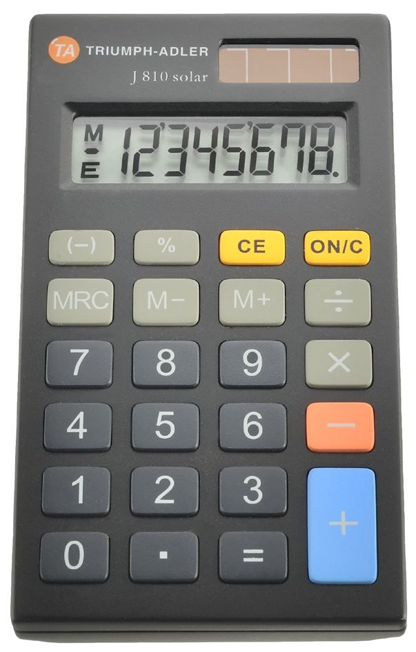 Calcolatrici tascabili: Taschenrechner TWEN J-810 Solar – Nuovo e nell'imballaggio originale da St. Gallen venduto da cointec 2